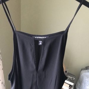 Cute flirty black top